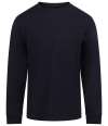 AT012 AWDis Long Sleeve 180 T-Shirt Deep Black colour image